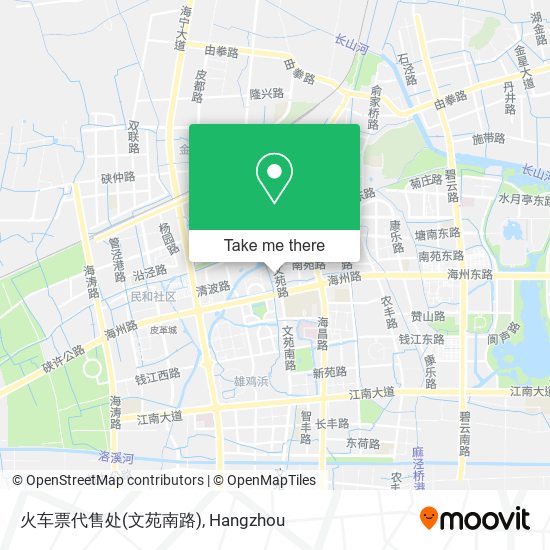 火车票代售处(文苑南路) map