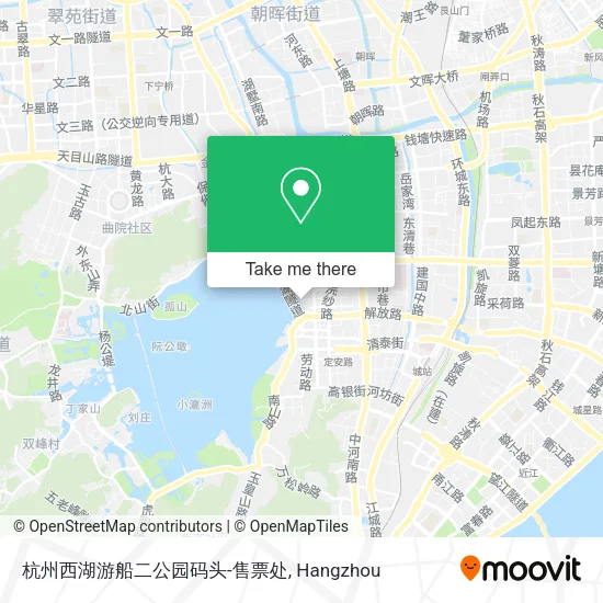 杭州西湖游船二公园码头-售票处 map