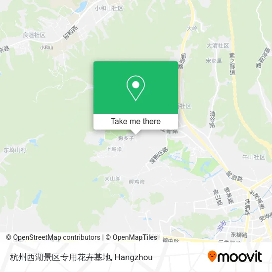 杭州西湖景区专用花卉基地 map