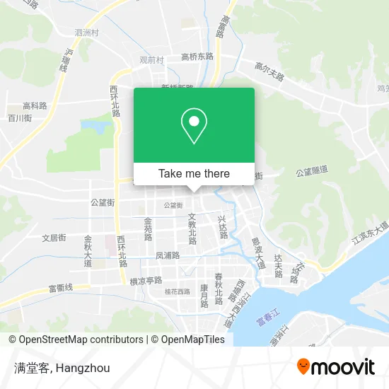 满堂客 map