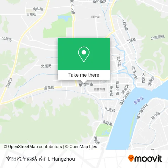 富阳汽车西站-南门 map