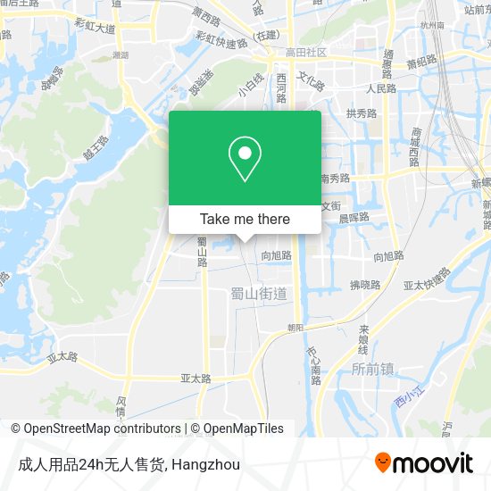 成人用品24h无人售货 map