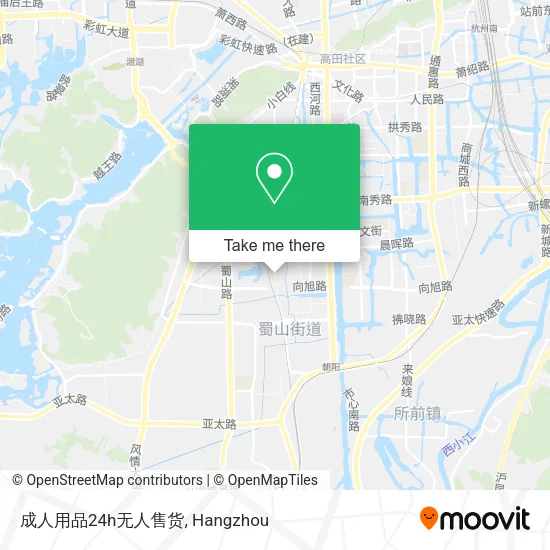 成人用品24h无人售货 map
