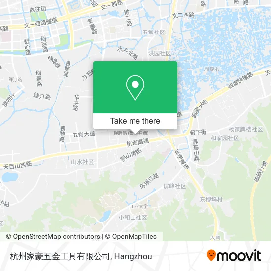杭州家豪五金工具有限公司 map