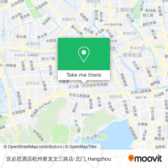 宜必思酒店杭州黄龙文三路店-北门 map