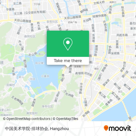 中国美术学院-排球协会 map