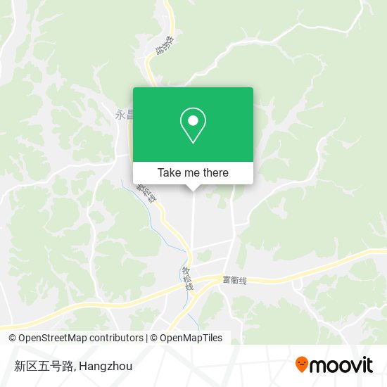 新区五号路 map