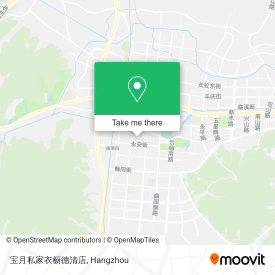 宝月私家衣橱德清店 map