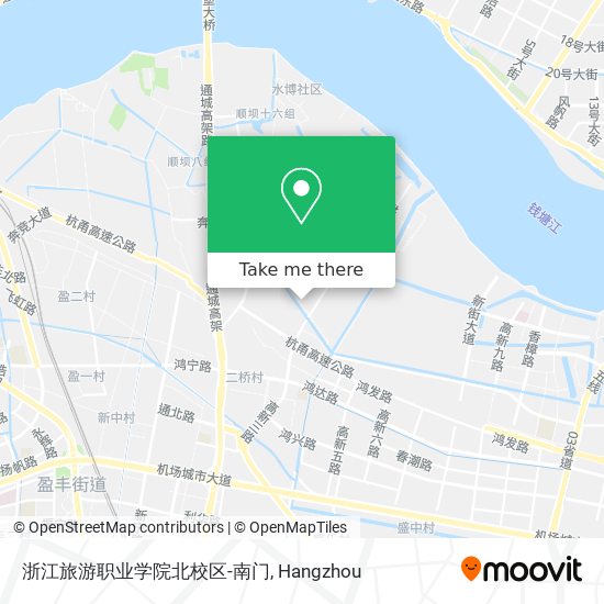 浙江旅游职业学院北校区-南门 map
