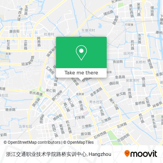 浙江交通职业技术学院路桥实训中心 map