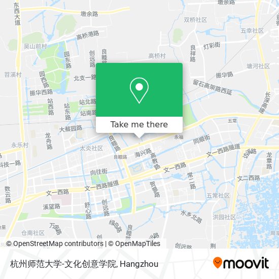 杭州师范大学-文化创意学院 map