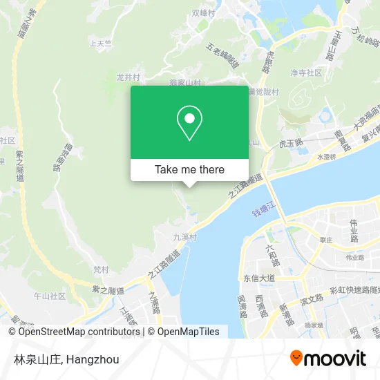 林泉山庄 map