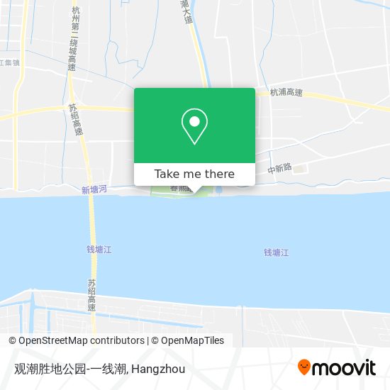观潮胜地公园-一线潮 map