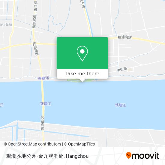 观潮胜地公园-金九观潮处 map