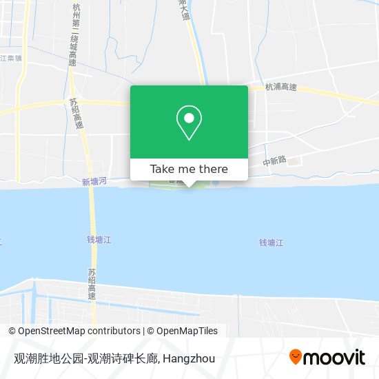 观潮胜地公园-观潮诗碑长廊 map