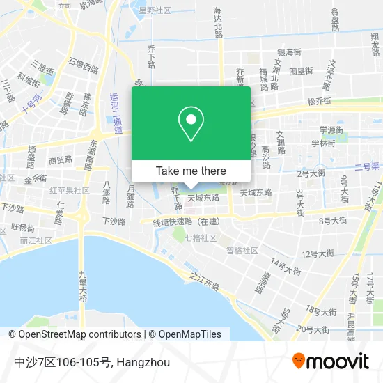 中沙7区106-105号 map