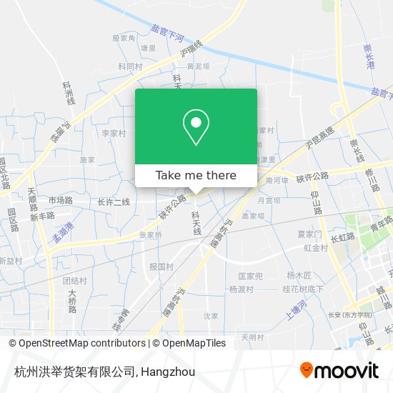 杭州洪举货架有限公司 map