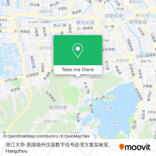 浙江大学-美国德州仪器数字信号处理方案实验室 map
