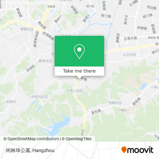 闲林埠公墓 map