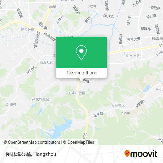 闲林埠公墓 map