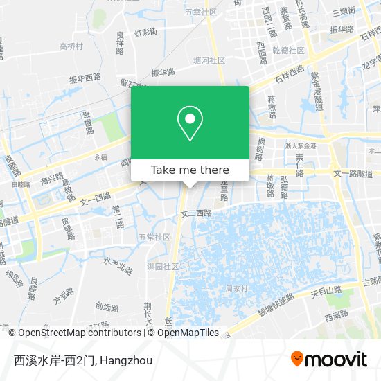 西溪水岸-西2门 map