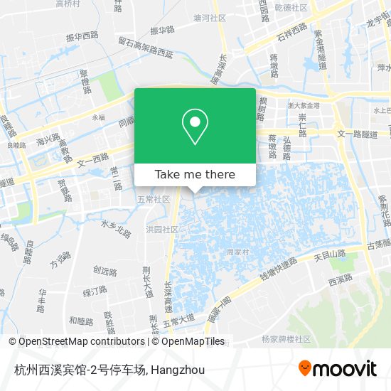 杭州西溪宾馆-2号停车场 map