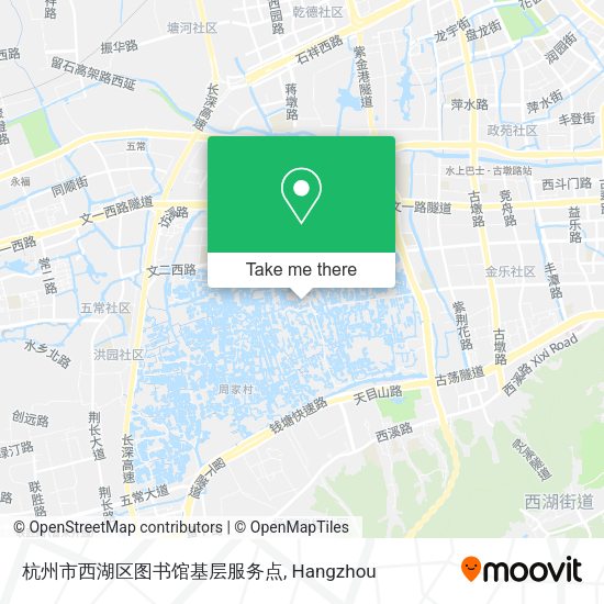 杭州市西湖区图书馆基层服务点 map