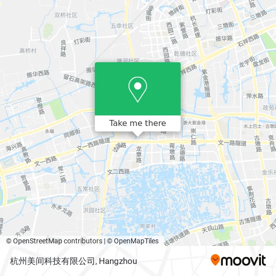 杭州美间科技有限公司 map
