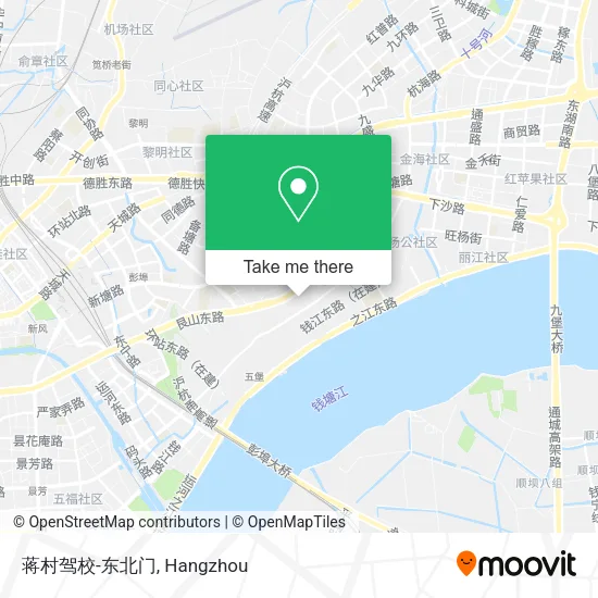 蒋村驾校-东北门 map