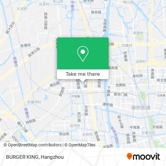 BURGER KING map