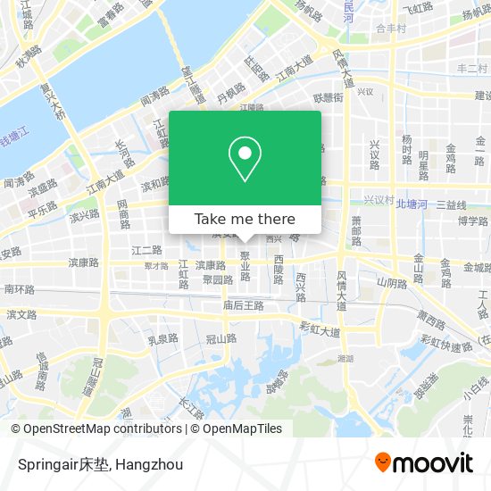 Springair床垫 map