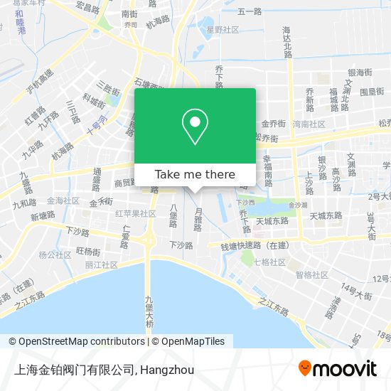 上海金铂阀门有限公司 map