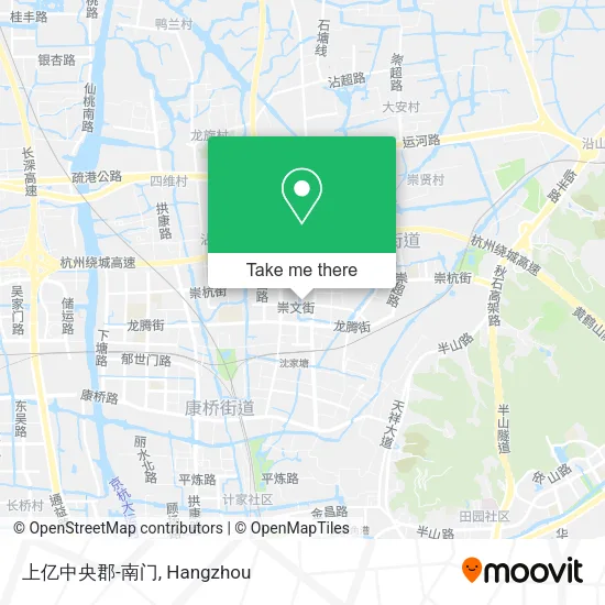 上亿中央郡-南门 map