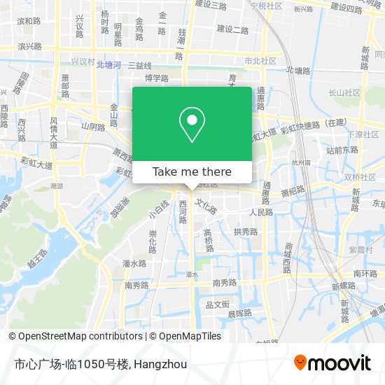 市心广场-临1050号楼 map