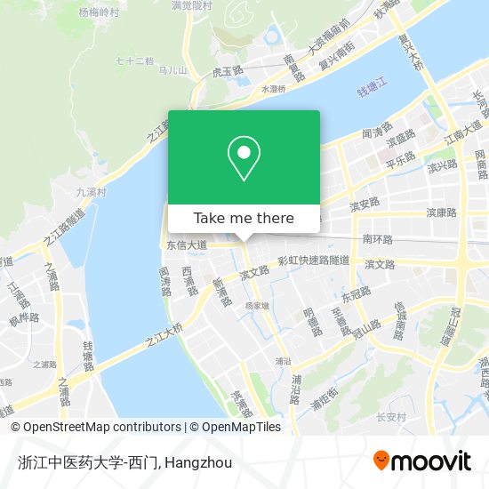 浙江中医药大学-西门 map