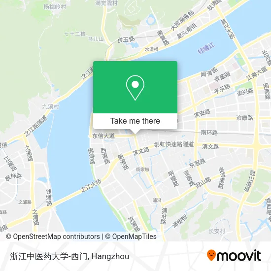 浙江中医药大学-西门 map