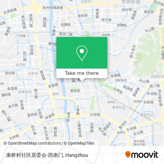 康桥村社区居委会-西南门 map