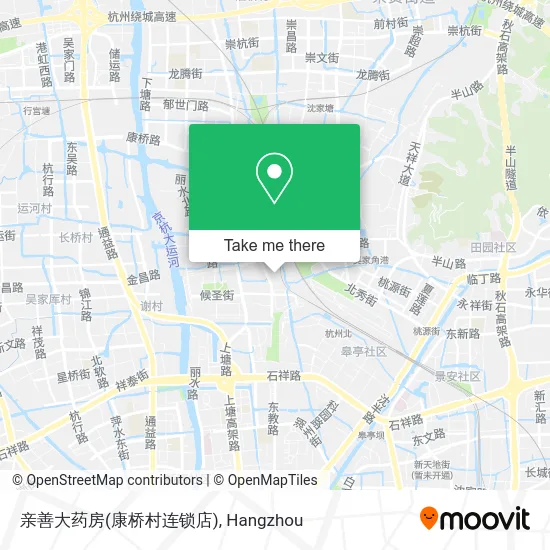 亲善大药房(康桥村连锁店) map
