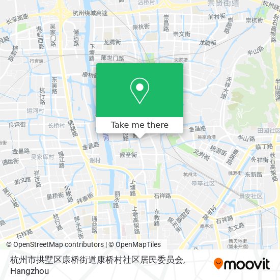 杭州市拱墅区康桥街道康桥村社区居民委员会 map