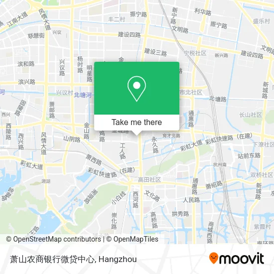 萧山农商银行微贷中心 map