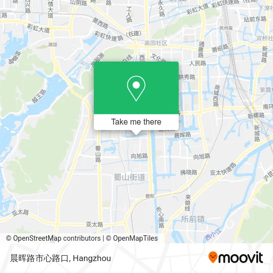 晨晖路市心路口 map