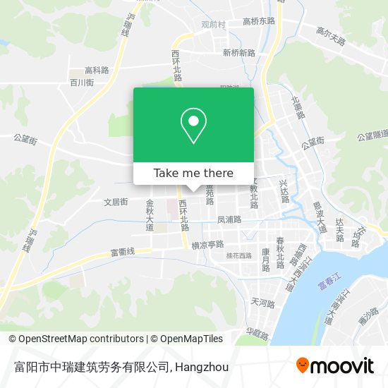富阳市中瑞建筑劳务有限公司 map