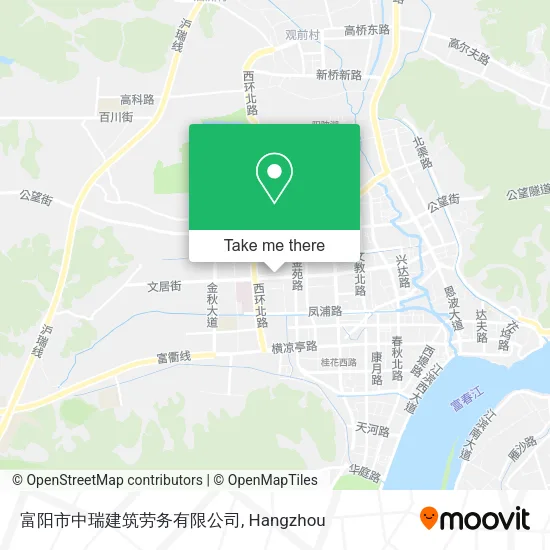 富阳市中瑞建筑劳务有限公司 map
