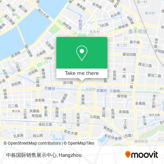 中栋国际销售展示中心 map