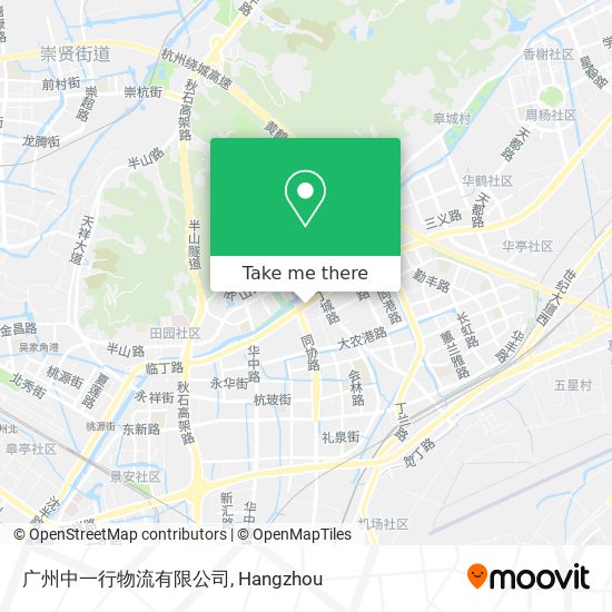 广州中一行物流有限公司 map