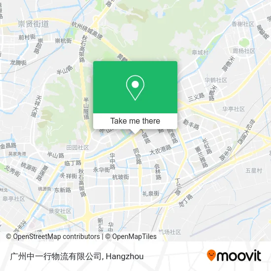 广州中一行物流有限公司 map