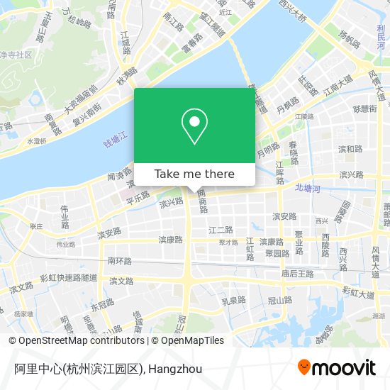阿里中心(杭州滨江园区) map