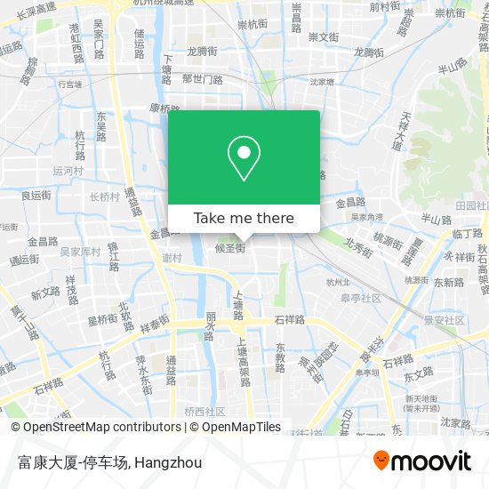 富康大厦-停车场 map