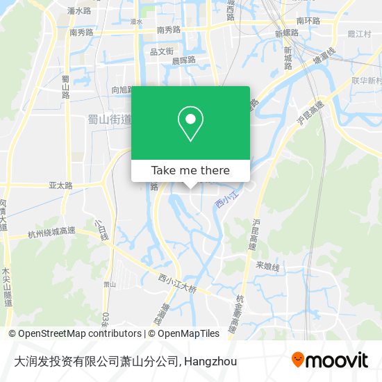 大润发投资有限公司萧山分公司 map