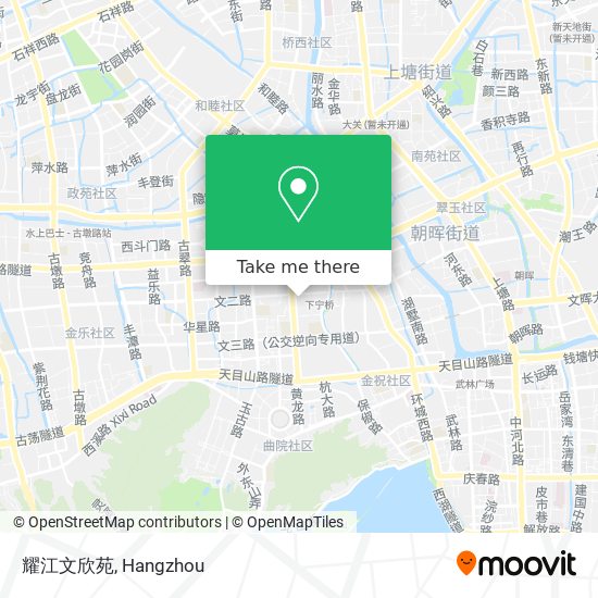 耀江文欣苑 map